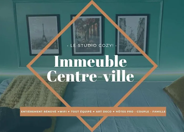 Charmants studios cosy en centre-ville